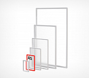Пластиковая рамка с закругленными углами формата  А5