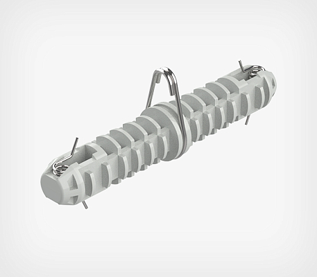 Соединитель пластиковый прямой для профиля AIRTRACK  AIR-I-FIX