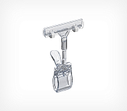 Большой универсальный ценникодержатель на прищепке