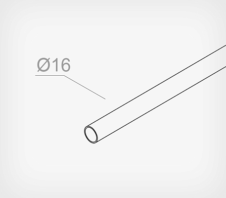 Алюминиевый подвесной профиль AIRTRACK AIRTRACK, схема, габариты