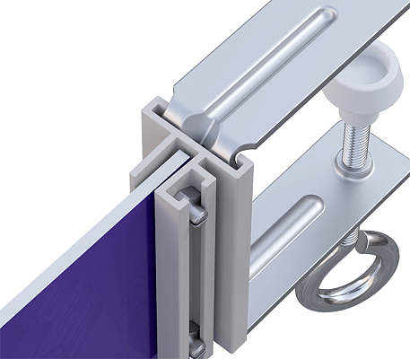 Струбцина с П-держателем UNI-CLAMP HOLDER