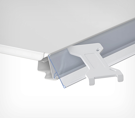 Ценникодержатель полочный IMP39 IMP39, применение