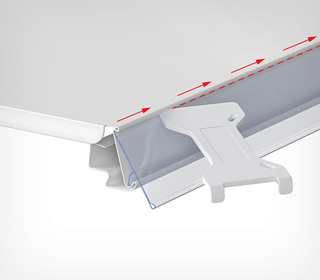 Ценникодержатель полочный IMP39 IMP39