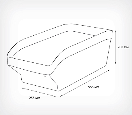 Контейнер универсальный  SPACEBOX, схема, габариты