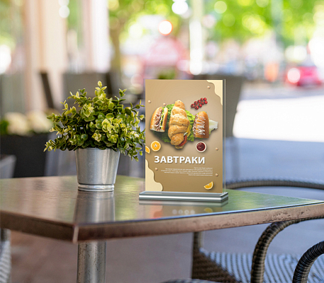 Менюхолдер SIGNHOLDER T-stand  SIGNHOLDER T-stand , применение