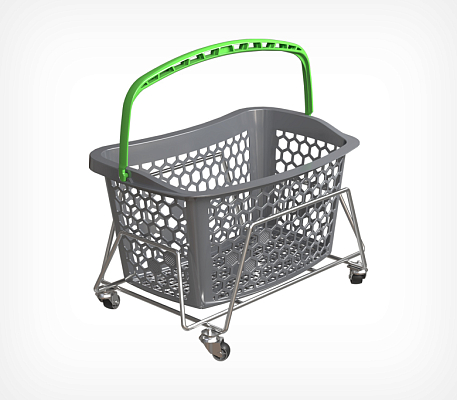Накопитель для корзин мобильный BASKET STACKER