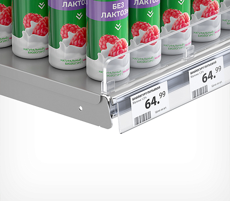 Ценникодержатель полочный для полок ARNEG ARN60 с замком 16